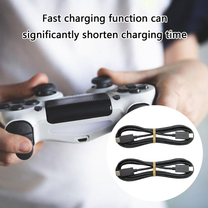 1pc/2pcs Type-C Charging Cable Extension Power Cable for Game Controller Portable Charging Wire Data Transfer Cord