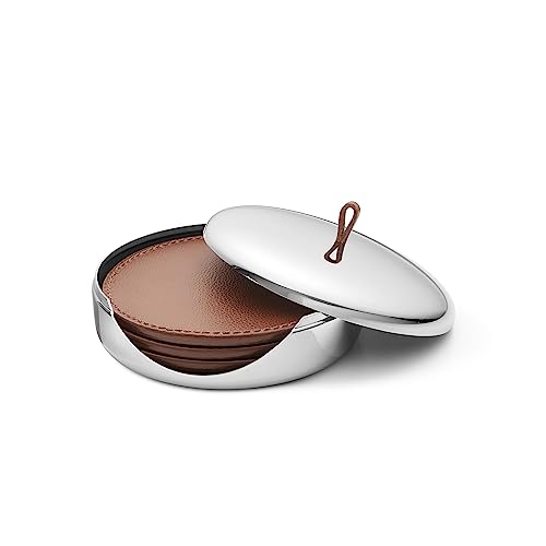 Georg Jensen Coaster Set of 4, SKY, Silver, 10016976