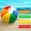 Rainbow Inflatable Beach Balls Durable Leakproof Lightweight For Pool Beach Summer Outdoor Water Games