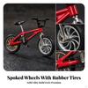 Realistic Alloy Cycle Model | Sturdy Metal Frame, Compact Desk Display Size, Miniature Toy Bike