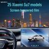 Xiaomi SU7 Console Tempered Glass Screen Protector & Navigation Film for Car Interior Mods.