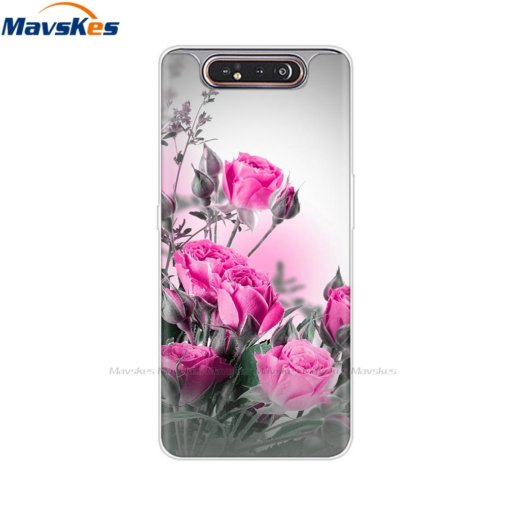 Per Samsung Galaxy A80 Custodia A805 Silicone Morbido TPU Custodia per Telefono Per Samsung A80 2019 A 80 GalaxyA80 A805F A805 SM-A805F/DS Copertura