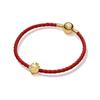 Pandora Lucky Rabbit Woven Leather Bracelet Women bracelet ZT2583