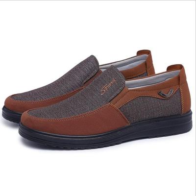 Summer Old Beijing Cloth Shoes, Men's Single Shoes, Low Top Shoes, Business Leisure Soft Soled Shoes, Flat Soled Men's Shoes