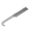 Stainless Steel Polished Horse Grooming Comb Tool Currycomb Durable