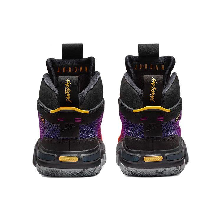 Air Jordan 36 Heatwave Unisex Sneakers Black Laser-Orange Deadly-Pink CZ2650-002