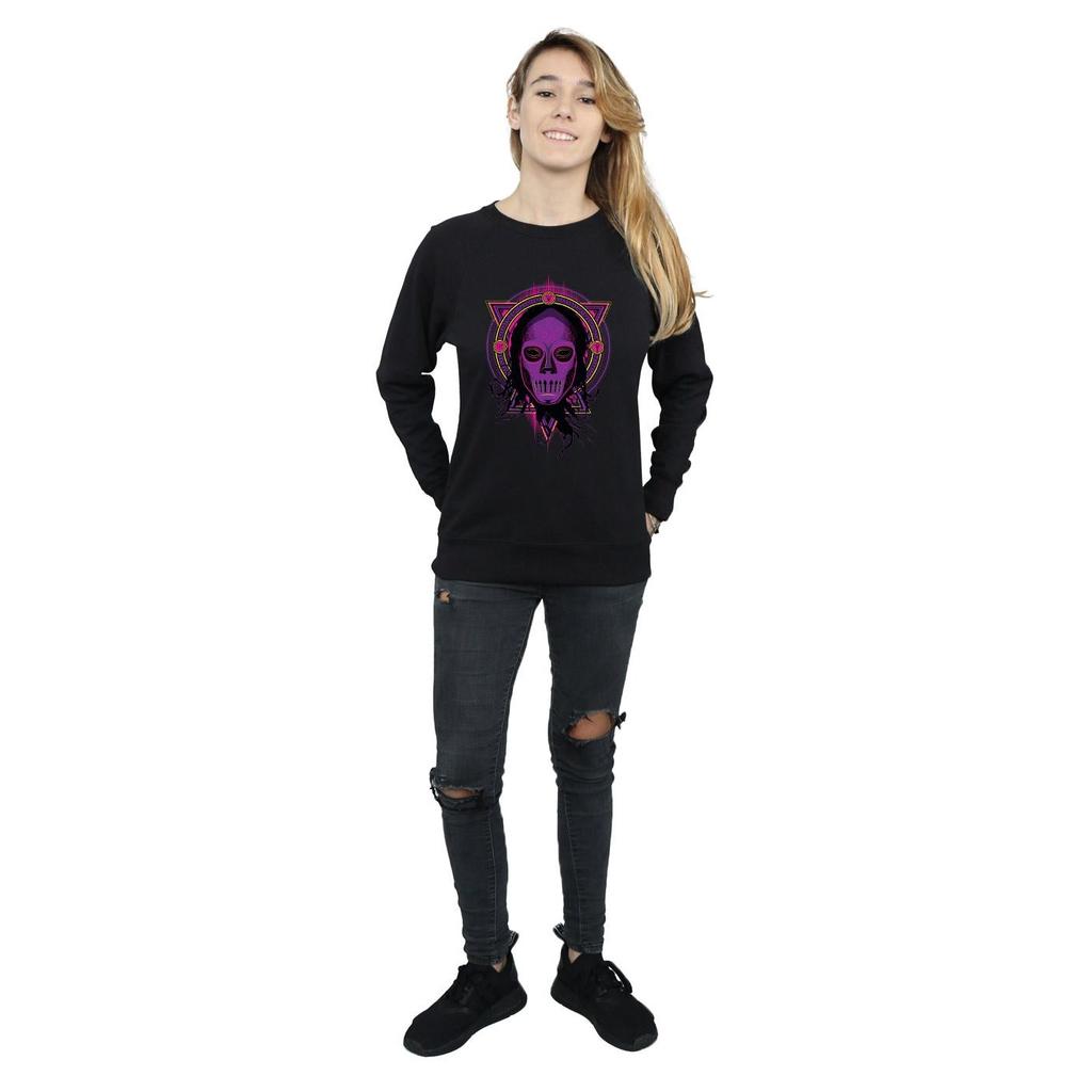 Harry Potter Womens/Ladies Neon Death Eater Sweatshirt