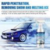 Ice Melting Snow Removal Agent, Winter Car Glass Ice Melting Snow Removal Agent Front Windshield Snow Prevention Agent 60ml