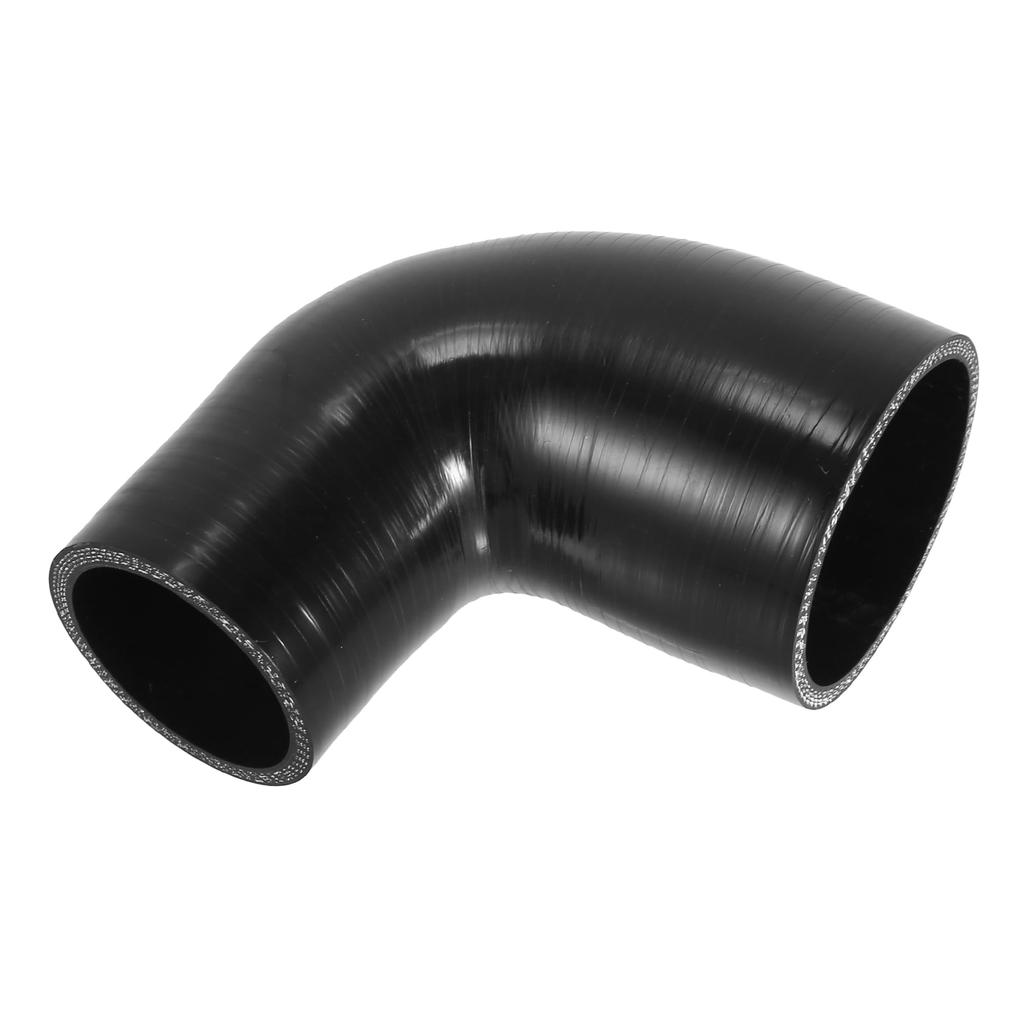 X AUTOHAUX 1 piece Inner Diameter 57-76mm/2.24"-2.99" Length 102mm 4.02" 90 Degree Black Car