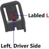 Set of 4 Upper Headlight Lens Housing Bracket Retainer Clip Front Left Right
