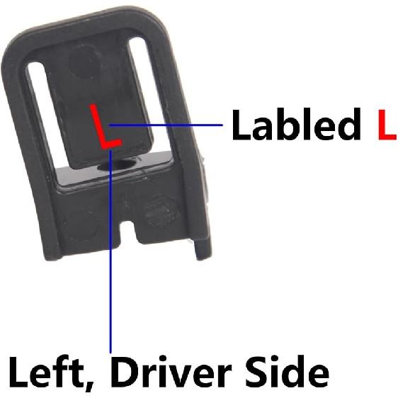 Set of 4 Upper Headlight Lens Housing Bracket Retainer Clip Front Left Right