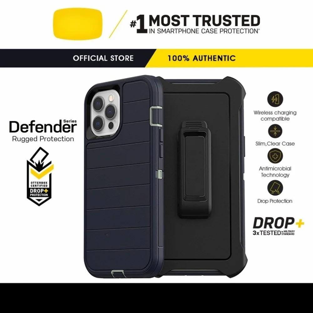 Defender Pro Series Hülle für iPhone 17 Pro Max Air 16 15 14 13 Offiziell Original Ott BOX Kameraschutz Sturzsichere Hülle Clip