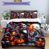 3Pcs Nightmare Before Christmas Bedding Set Quilt Cover Pillowcase Home Christmas Xmas Halloween Gift 1 Duvet Cover 2 Pillowcase S921508