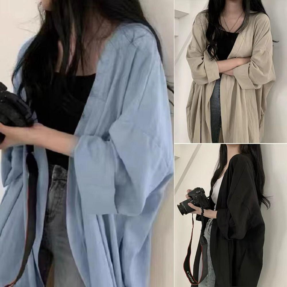 Thin Sunscreen Crochet Cardigan Elegant Beach Scarf Fashion Ethnic Style Tassel Shawl  Beach