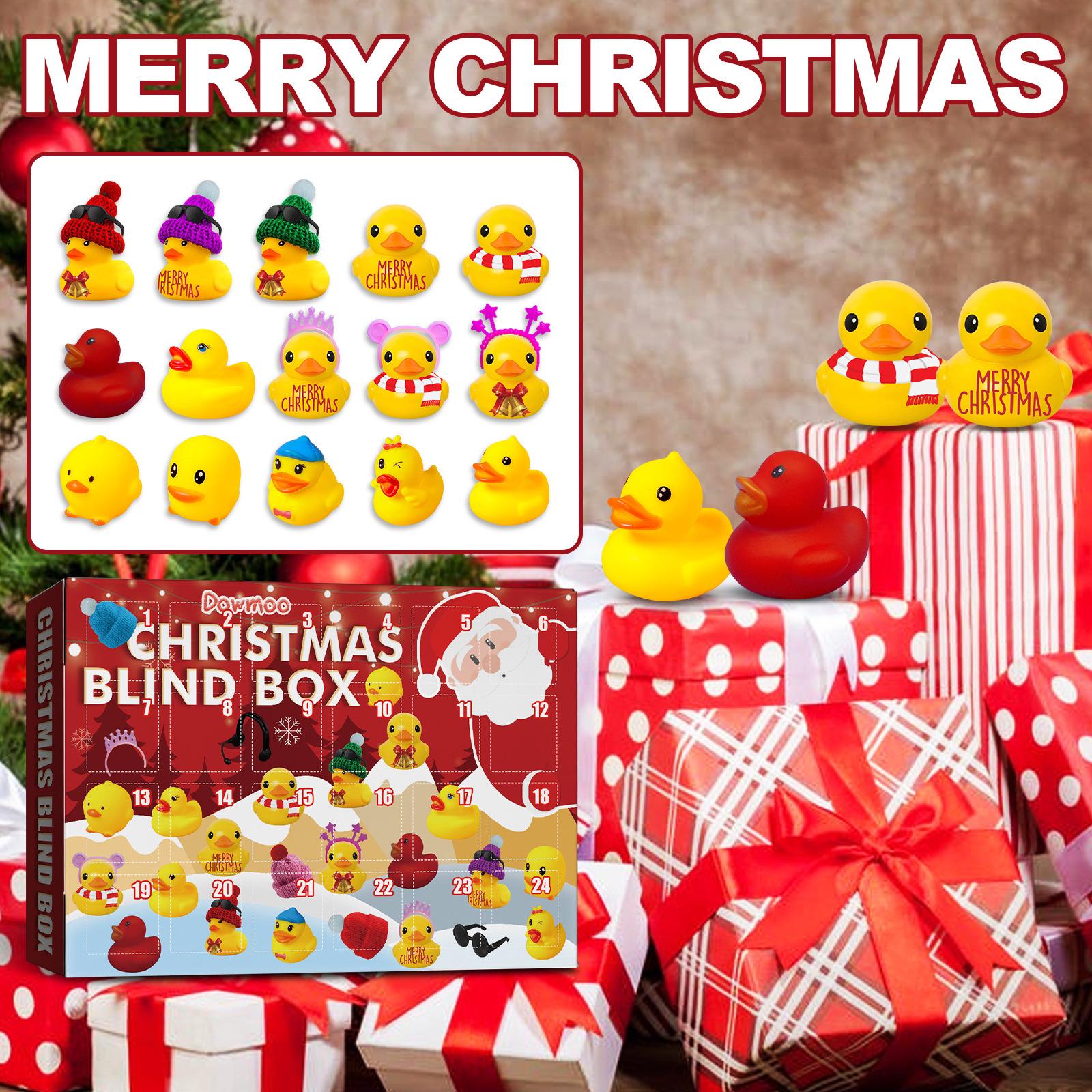 

Dowmoo Christmas Rubber Duck Advent Calendar - 24-Day Surprise Gift Set