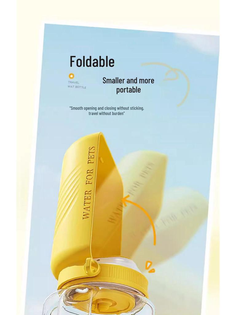 Portable Dog Water Dispenser Cup: Outdoor Drinking Water Bottle for Pets