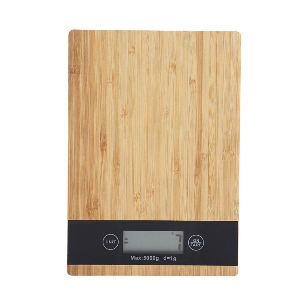 LED Display Digital Kitchen Scale Brown Cooking Food Scale Electric Kitchen Scale Cooking Food