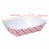 50PCS Paper Food Trays Disposable Greaseproof Paper Food Tray Serving Food Boat