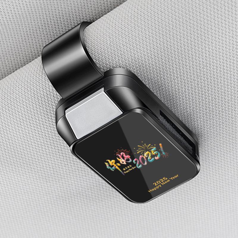High-End Multifunctional Car Visor Glasses Clip and Card Holder