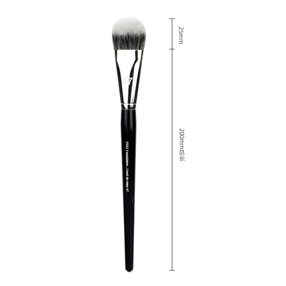 Profesionální štětec na make-up 47 Hlava koštěte Kosmetické nástroje pro dospělé pro ženy Aplikace tekutého make-upu Hladké míchání Zabraňuje