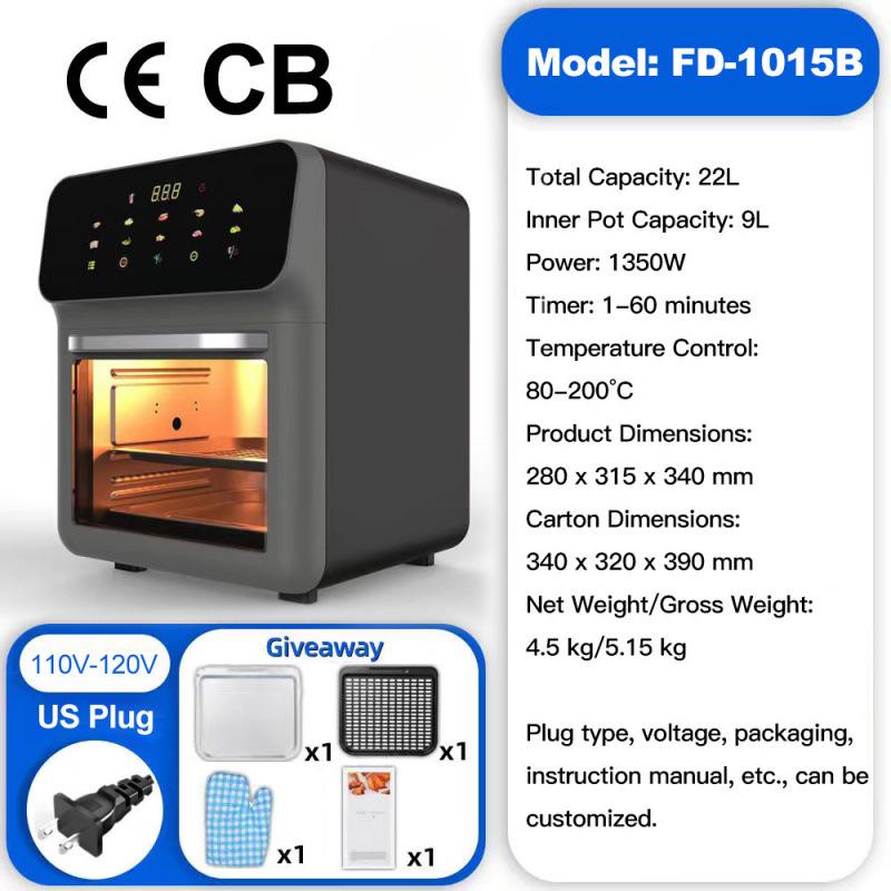 Multifunctional Large Capacity Touch Screen Air Fryer Oven