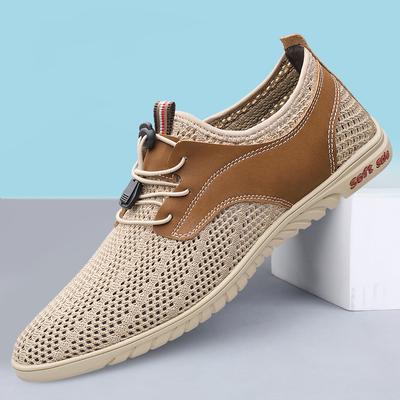 New Luxury Brand Men Shoes Outdoor Breathable Running Shoes Soft Sole Mesh Walk Daily Commute Casual Shoes for Men Driving Shoes