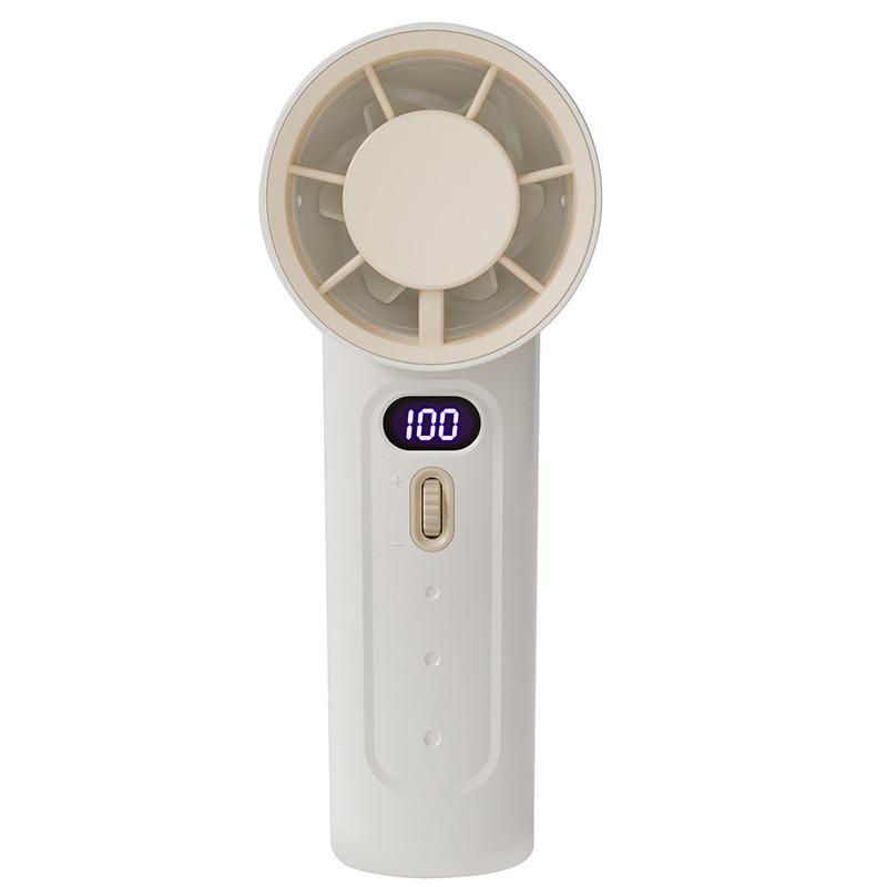 6W USB Charging Portable Fan 100 Speed Infinitely Variable Speed Fan Handheld High-speed Fan