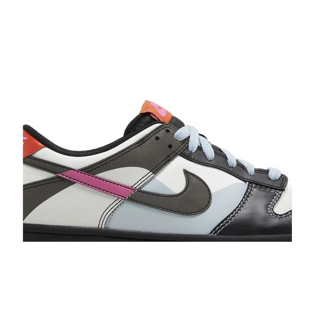 Nike Dunk Low Grade School 'Dance' (Unisex) Summit White / Light Armory Blue / Black / Playful Pink Kids' Skateboarding Shoes FJ2686 100