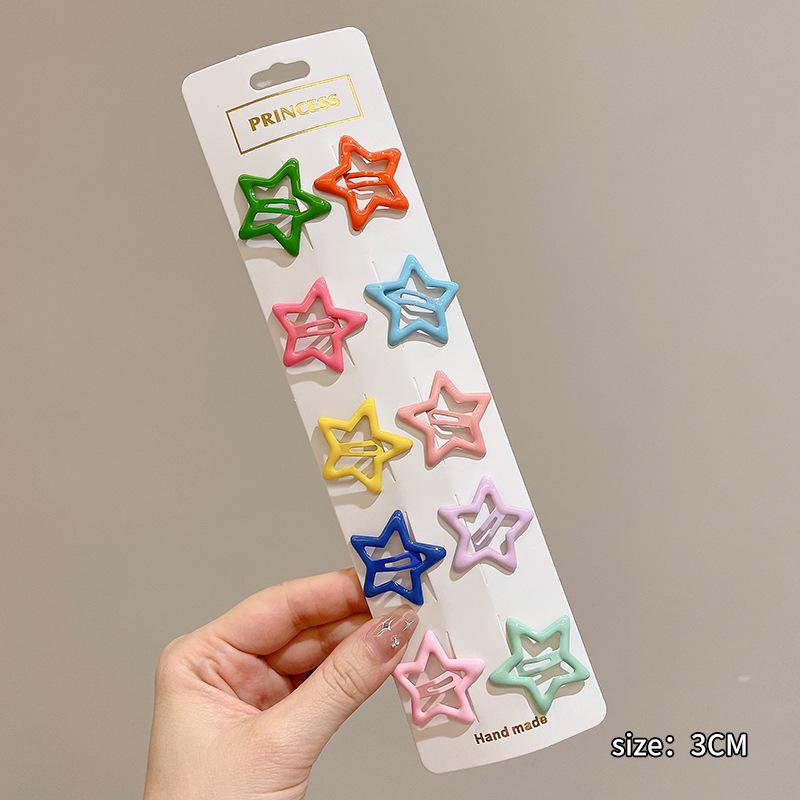 Dopamine Color Bangs Hair Clip Sideburns for Kids & Women - Duckbill Hairpin Headwear