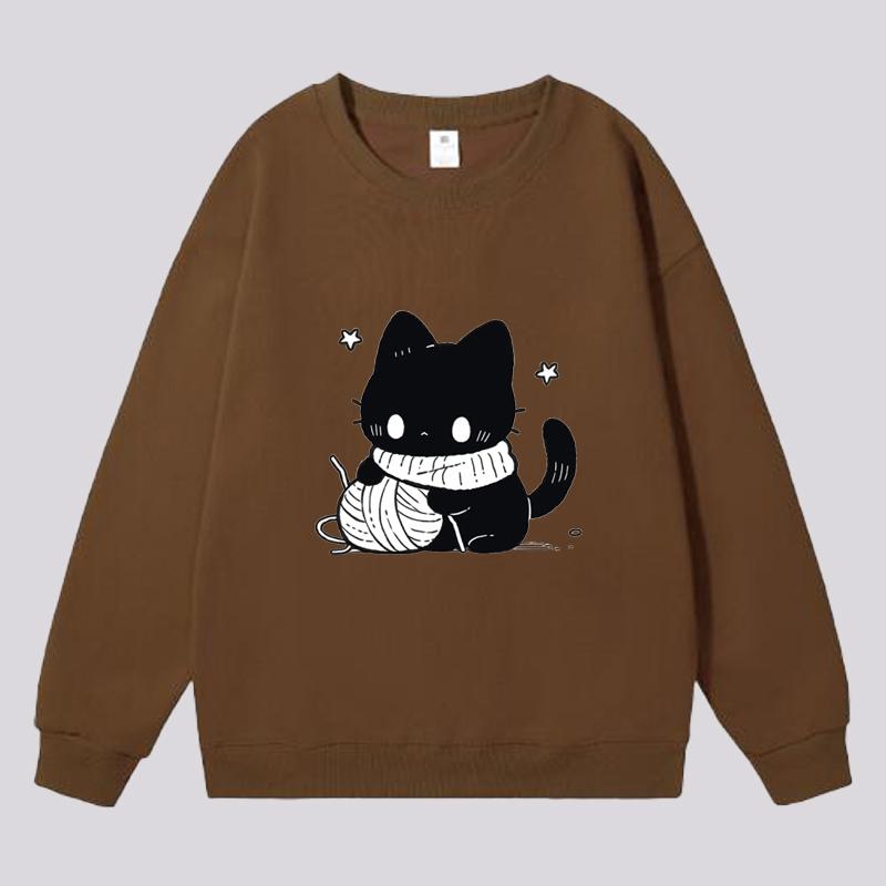 

Осенняя популярная женская повседневная толстовка с длинным рукавом и круглым вырезом 3XL