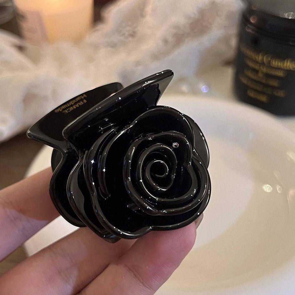 Rose Hair Clip Gentle Anti-sloughing Hair Accessories Ponytail Hair Clip High Elastic Headdress Hair Clamps Braided Hair
