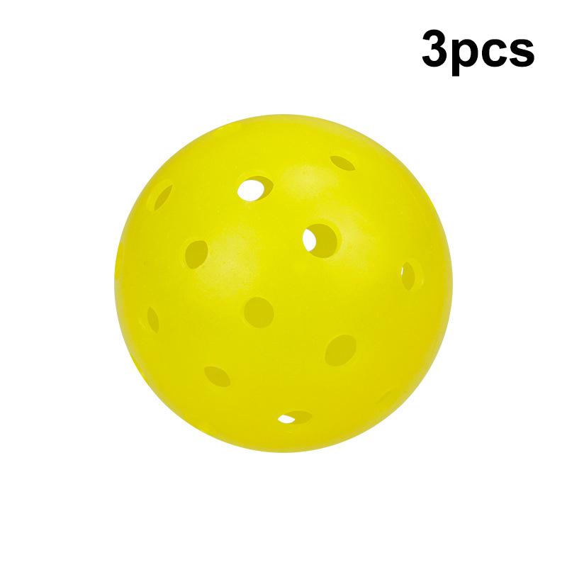 1/3pcs Pickleball Balls Outdoor 48Holes Training Pickleball Accessories 74mm Standard Pickle Balls For Training Competition