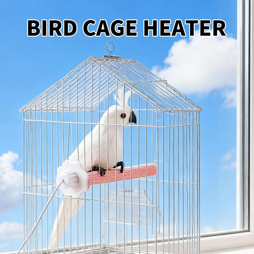 Bird Cage Heater Cockatiel Standing Stick USB Bird Cage Warmer For Small Medium Parrot Peony Parakeet Cold Weather Indoor