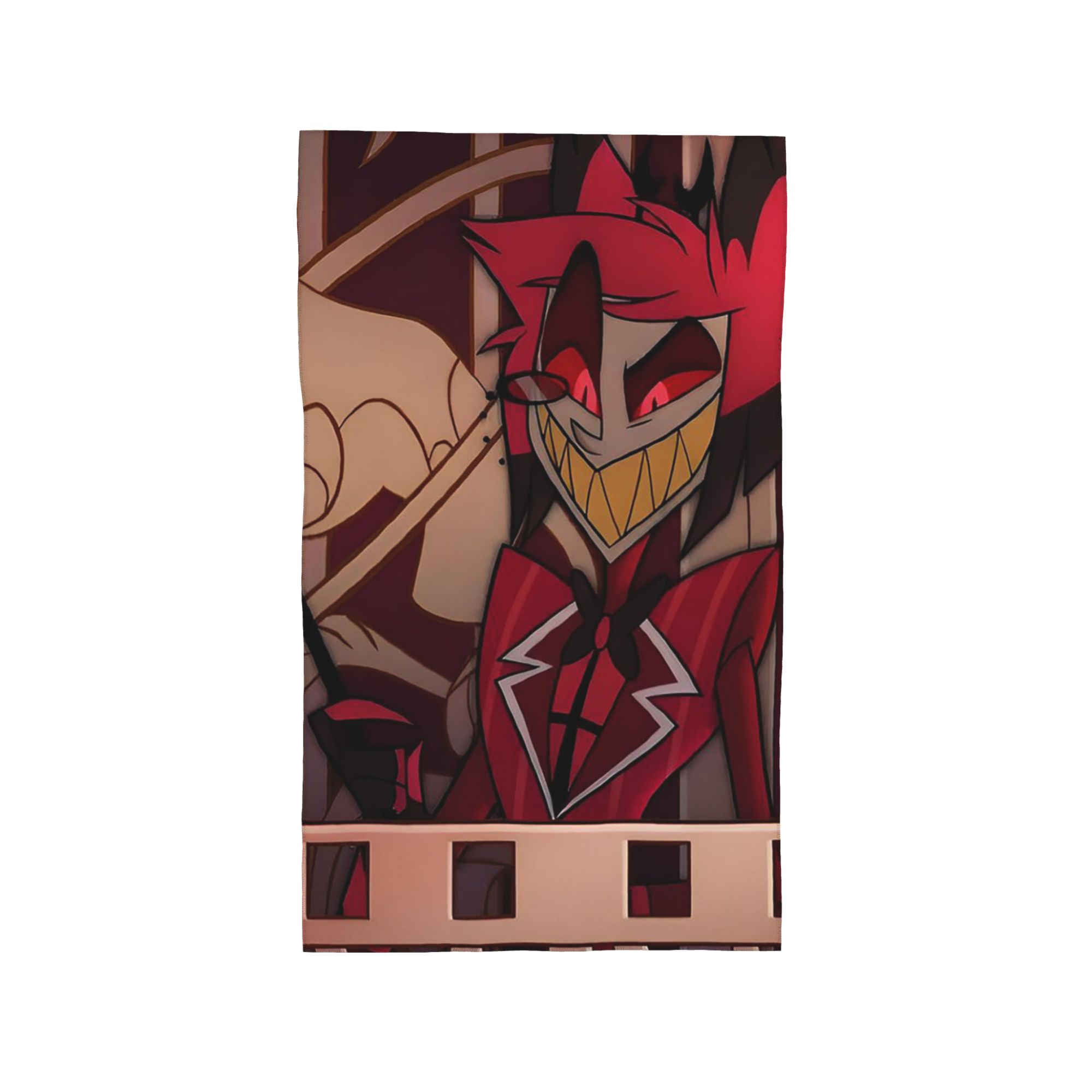 

Modern Hazbin Alastor Buddy Cartoon Anime Soft Face Towel Quick Dry Pool Bath Cotton Towels Breathable W40*H60(CM)