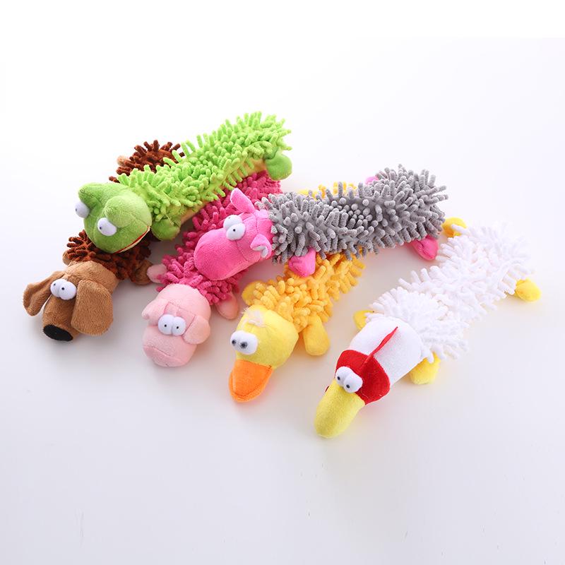 Plush Toy Frog & Hippo: Biteable Teething Toy for Dogs