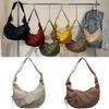 Fashion Soft Nylon Commuting Women's Bag Dumpling Shape Casual Shoulder Bag Korean Style Lightweight Crossbody Bag For Lady Girl