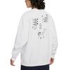 Nike Men's Casual Crewneck Pullover Long-Sleeve Sweatshirt White