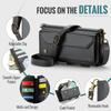 Pour Samsung Galaxy Série A12 A13 A71 S20 S21 S22 S23 S24 S25 Z Fold3 Z Fold4 Z Fold5 Z Fold6 Sac Téléphone Bandoulière Multifonctionnel en Cuir PU