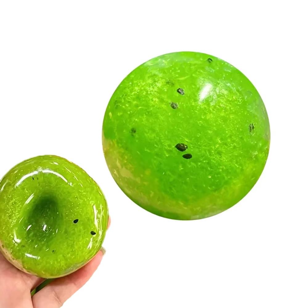 Hot Sale Squishy Handmade Kiwifruit Slush Ball Toy Soft Slow Rebound Stress Relief Squeeze Toy Fake Food Model , for Party Gift