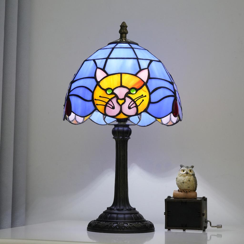 Black Cat Table Lamp for Bedroom Nightstand Decor,Animal Nursery Bedside Lamp for Kid Study Room,Cute Desk Lamp for Girl Room