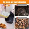 20Pcs Aluminum Foil Trays 1050ml Non-Stick Aluminum Foil Baking Pans Food Grade Aluminum Foil Containers for Air Fryer Oven