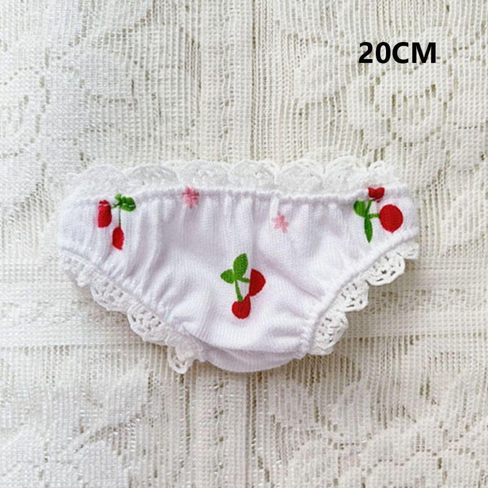 Doll Fashion Clothes Underwear Panties15/20cm Cotton Dolls Underpant Knickers for 1/11 Ob11 Dolls for 1/12bjd Doll Clothing
