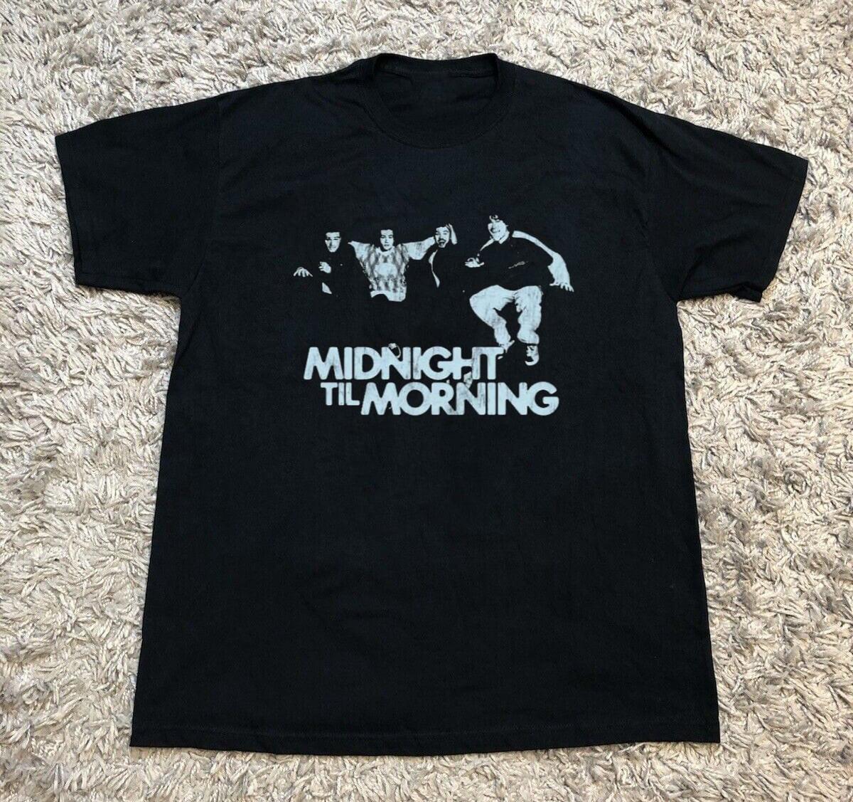 HOT! Midnight Til Morning Black Cotton Shirt Full size S-5XL Unisex HRL940 XXXXL