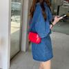 Women's Retro Red Saddle Handbag: Spring/Summer 2026 Collection - High-End, Versatile, and Simple Phone Bag