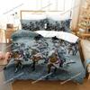 3D Print Christian Knights Templar Bedding Set Duvet Cover Bed Set Quilt Cover Pillowcase Comforter King Queen Size Boys Adult