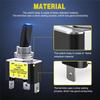 Fresh 3 Pin SPST Rocker Switch LED Toggle Switch On Off 12V 30A Blue Lighted Metal Heavy Duty 12Mm Mounting Hole