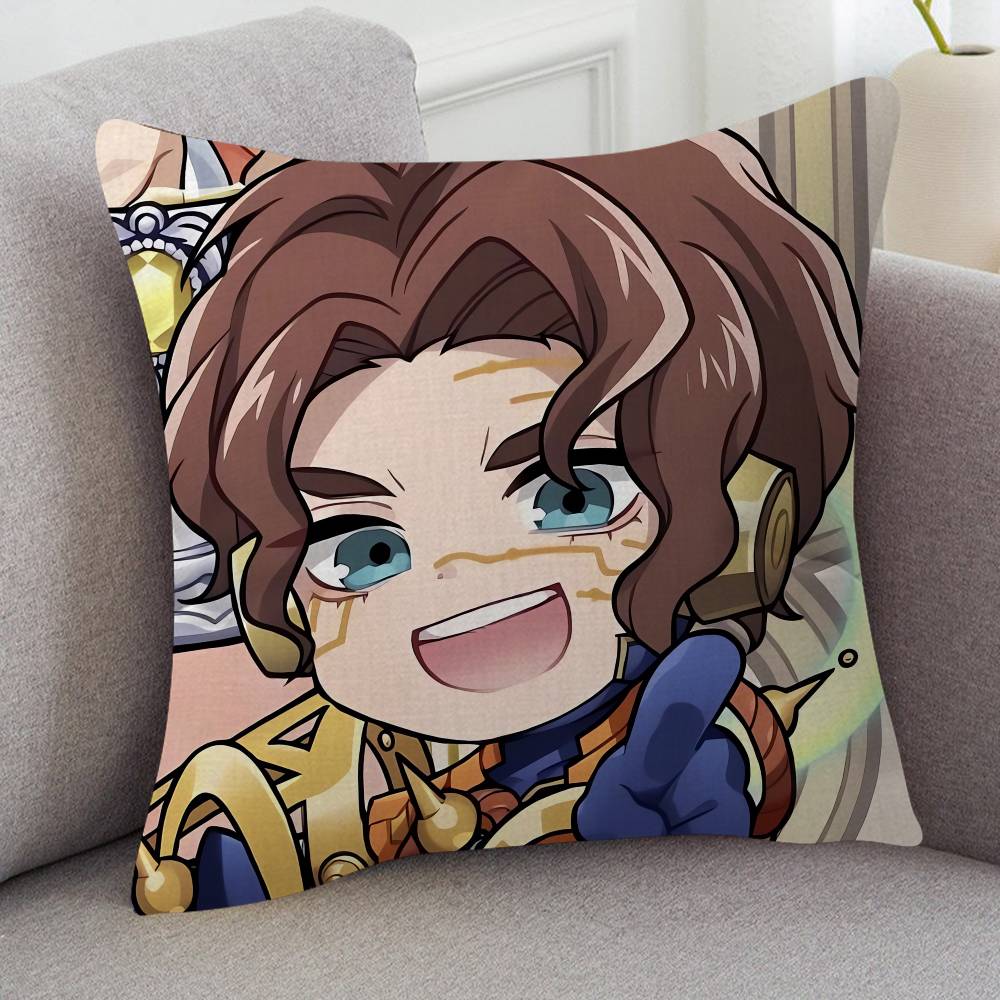 Anime Record Of Ragnarok Soft Comfortable Pillow Case Cartoon For Sofa Living Cat Room Home Office Retro Decor Protective Cover