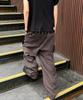 Gicheol Asym Vintage Cargo Pants (Washed Purple)