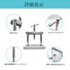 TICFROG Watch Repair Tool Set: Case Back Removal Tool, 18 Dies, 1 Case Back Opener, 1 Double-Sided Velour Cleaning Cloth (Japanese Instructions