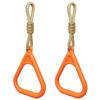 Hanging Straps Rings for Kids Strength Training Rings Indoor Playground Equipment Gymnastic Kids Fitness Workout Rings